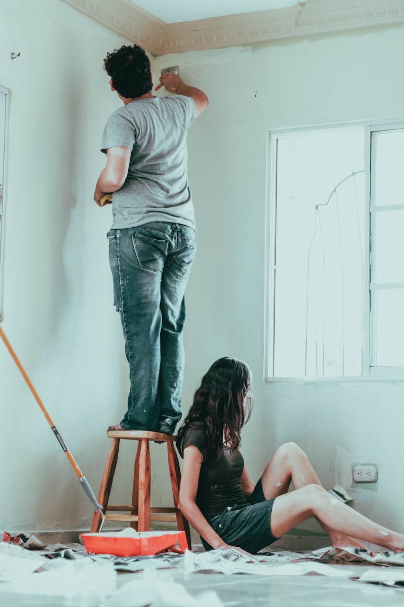 woman in gray t-shirt and blue denim jeans, home insurance